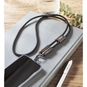 Smycz do telefonu z kablem 60W SHAKA mo2585-03-print