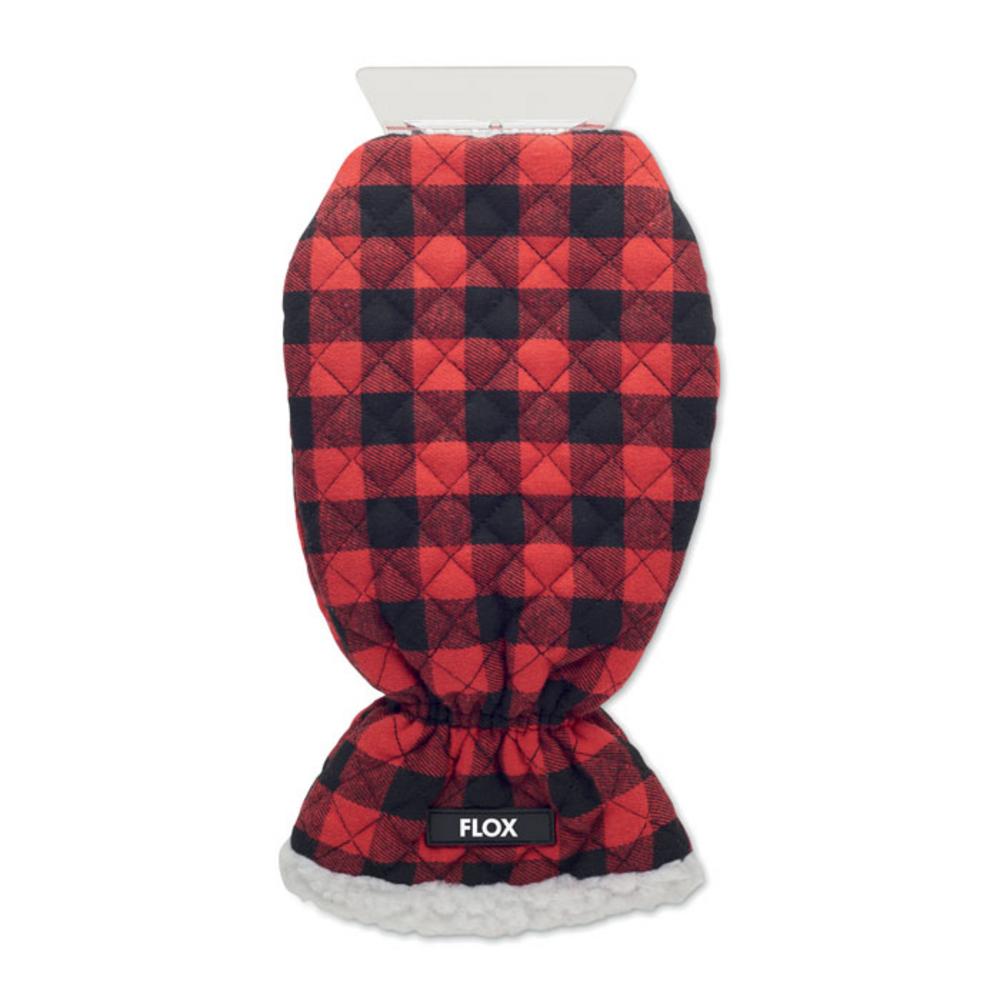 Akcesoria samochodowe z logo – skrobaczka do szyb z rękawicą icehand mo2328-05-print Skrobaczka do szyb z rękawicą ICEHAND mo2328-05-print