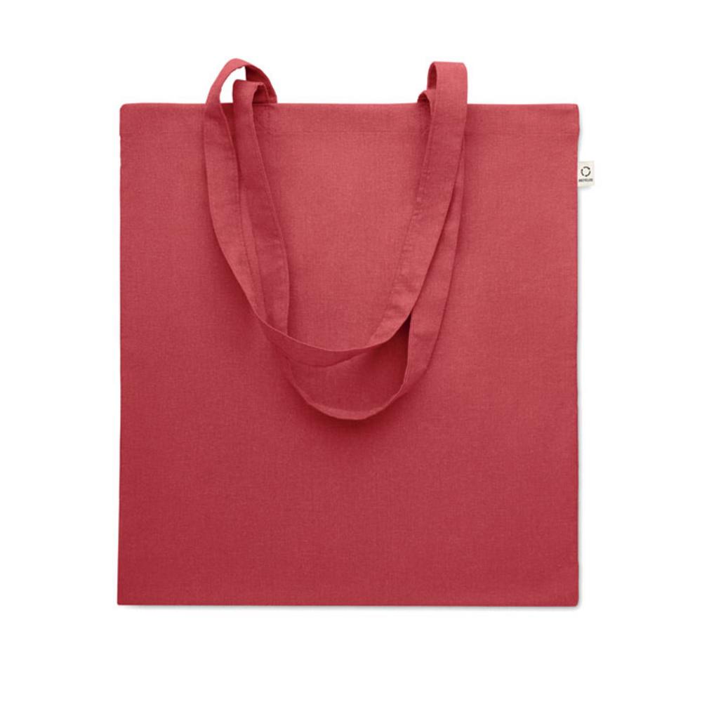 Bawełniana torba z recyklingu VIVEKA COLOUR – czerwona mo2302-05 Bawełniana torba z recyklingu VIVEKA COLOUR - czerwona
