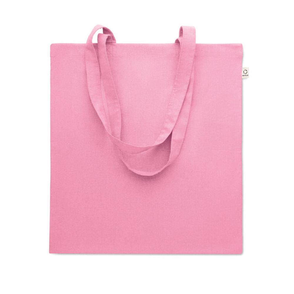 Bawełniana torba z recyklingu VIVEKA COLOUR – dziecięcy różowy mo2302-11 Bawełniana torba z recyklingu VIVEKA COLOUR - dziecięcy różowy
