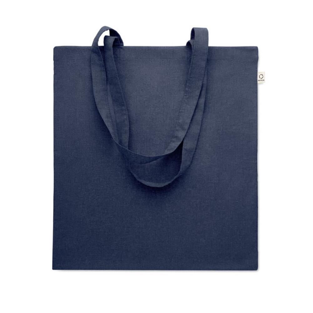 Bawełniana torba z recyklingu VIVEKA COLOUR – niebieska mo2302-04 Bawełniana torba z recyklingu VIVEKA COLOUR - niebieska