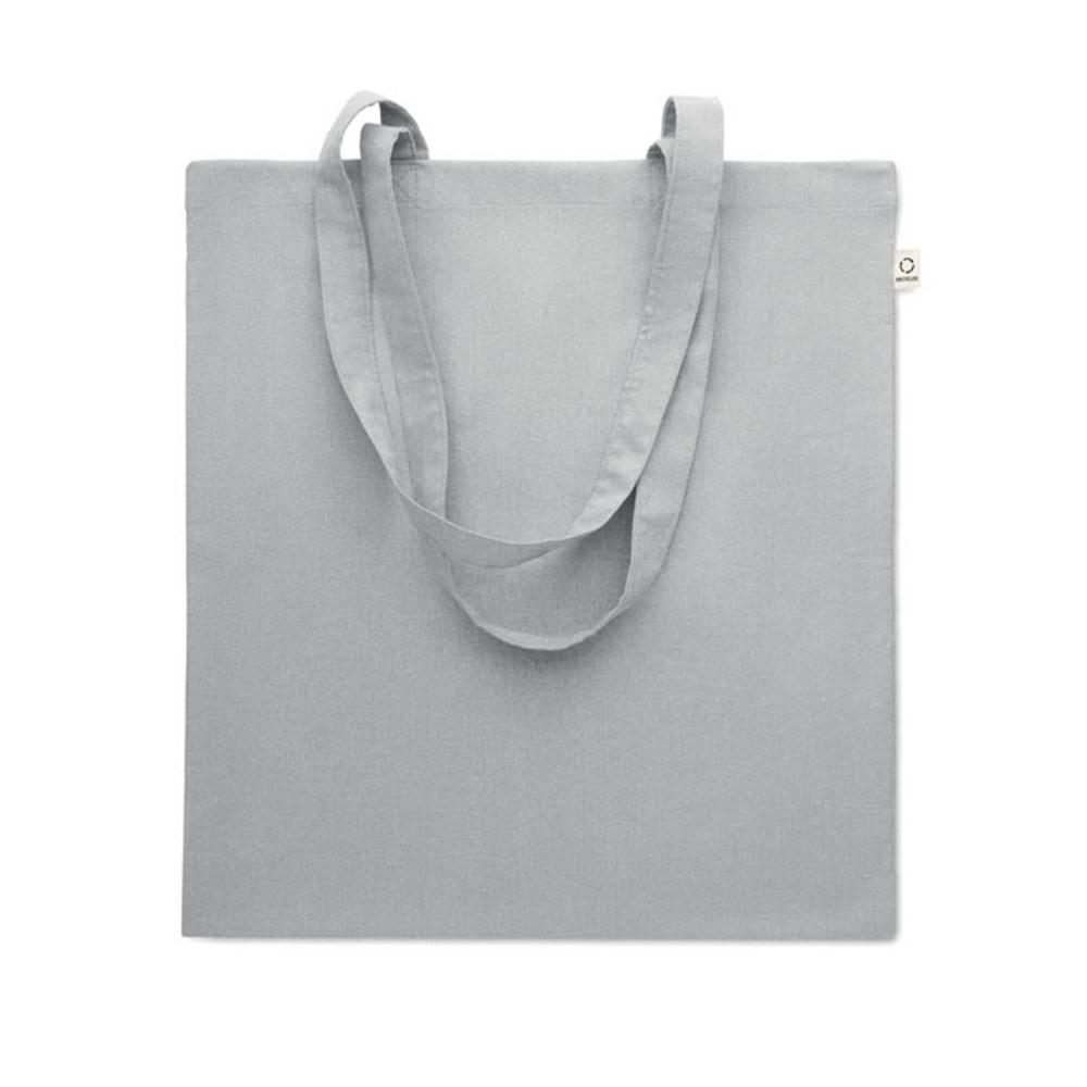 Bawełniana torba z recyklingu VIVEKA COLOUR – szara mo2302-07 Bawełniana torba z recyklingu VIVEKA COLOUR - szara
