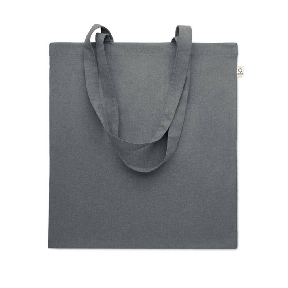 Bawełniana torba z recyklingu VIVEKA COLOUR – szara mo2302-15 Bawełniana torba z recyklingu VIVEKA COLOUR - szara