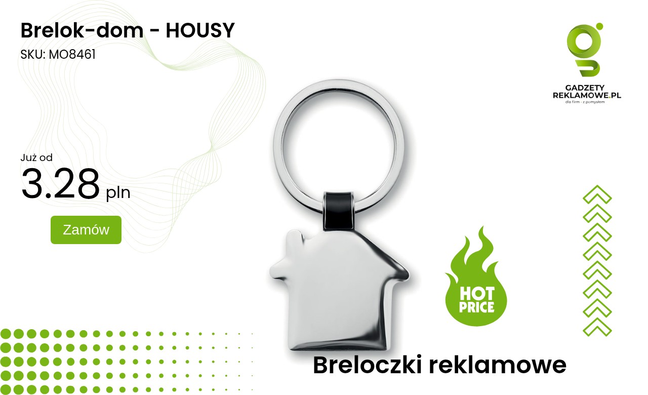 Brelok-dom - HOUSY Brelok w kształcie domu marki Housy