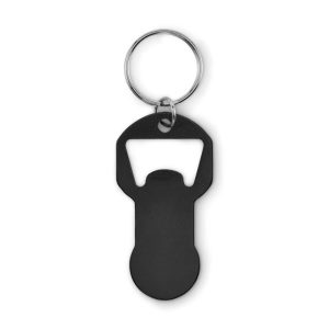 Aluminiowy brelok z otwieraczem CLAVE mo2793-03-side