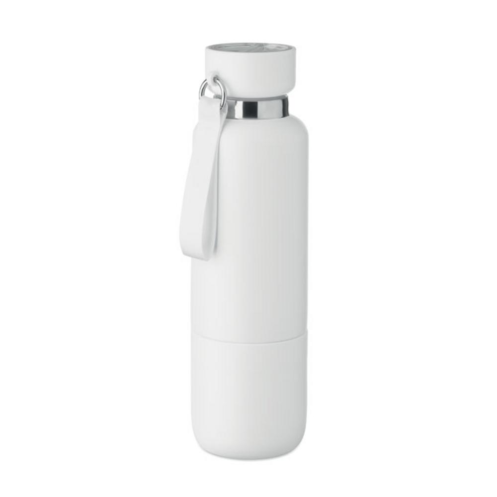 Butelka dwuścienna 500 ml NOEKA – biała mo2716-06 Butelka dwuścienna 500 ml NOEKA - biała
