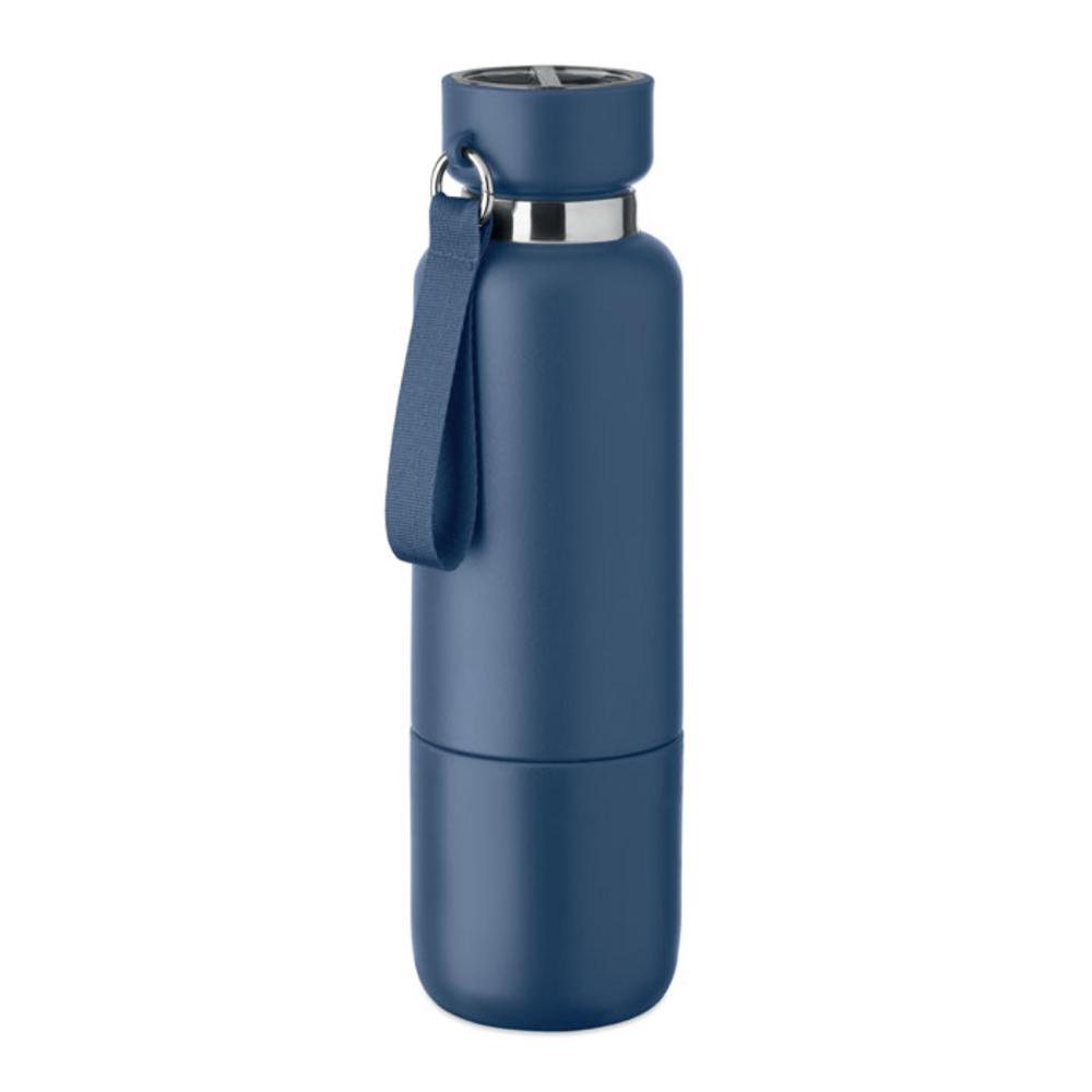 Butelka dwuścienna 500 ml NOEKA – francuska granatowa mo2716-85 Butelka dwuścienna 500 ml NOEKA - francuska granatowa