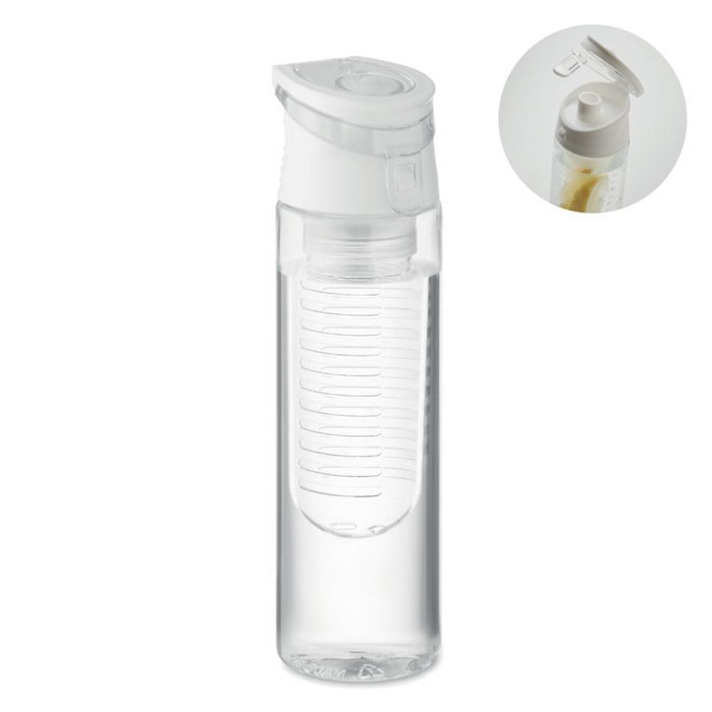 Butelka RPET 500 ml SPORTTLE – biała mo2470-06 Butelka RPET 500 ml SPORTTLE - biała