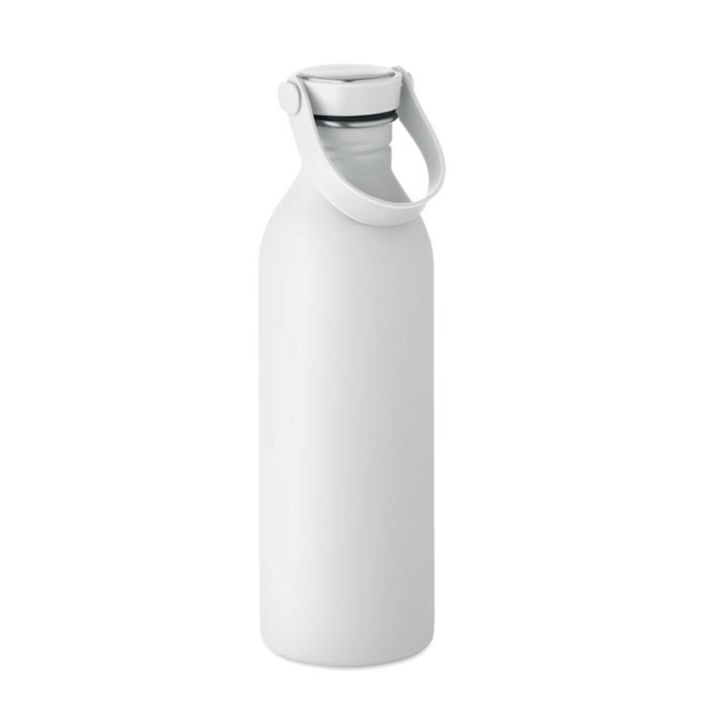 Butelka z 1 ścianką 500 ml SVALUR – biała mo2903-06 Butelka z 1 ścianką 500 ml SVALUR - biała