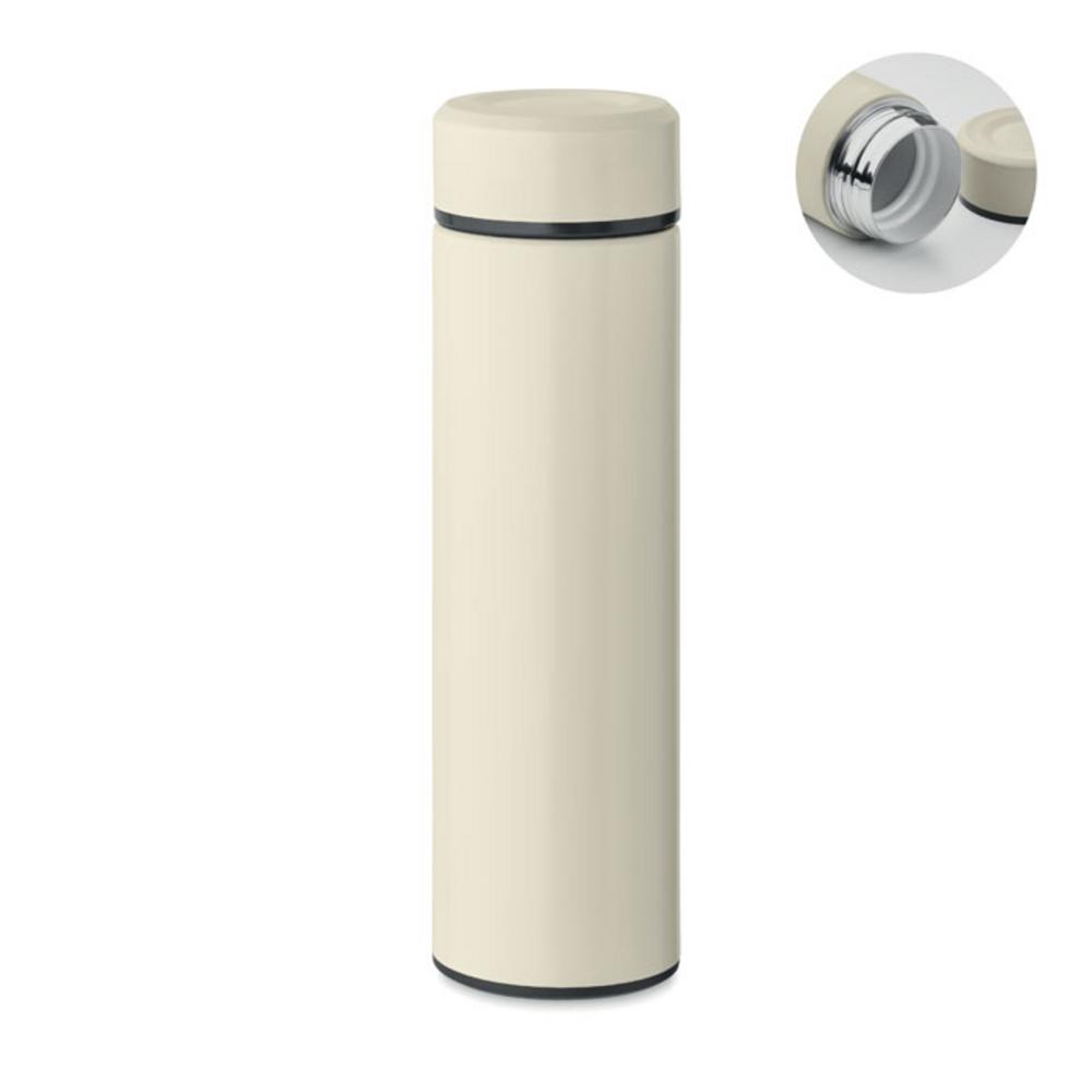 Butelka z ceramiką 420 ml NUNAVUT – biała matowa mo2383-43 Butelka z ceramiką 420 ml NUNAVUT - biała matowa