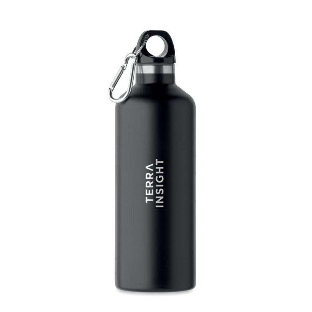 Butelki z logo – butelka dwuścienna 500 ml carabi mo2336-03-print Butelka dwuścienna 500 ml CARABI mo2336-03-print