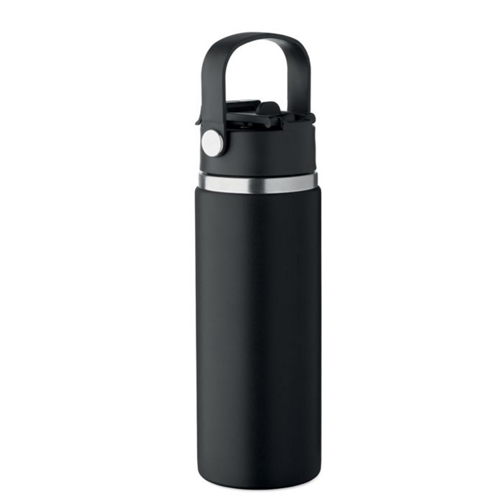 Butelki z logo – butelka dwuścienna 500 ml suma grip mo2775-03-side Butelka dwuścienna 500 ml SUMA GRIP mo2775-03-side
