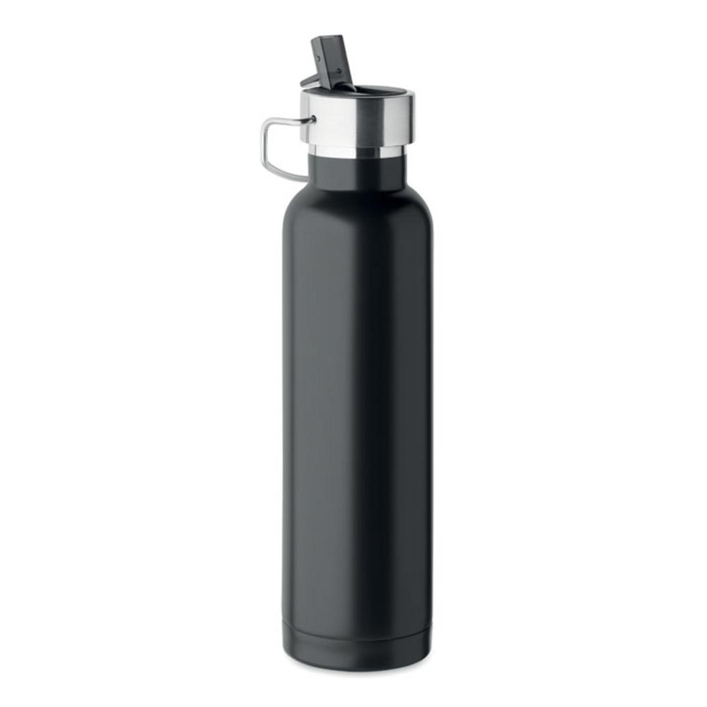 Butelki z logo – butelka dwuścienna 660 ml riflow mo2283-03 Butelka dwuścienna 660 ml RIFLOW mo2283-03