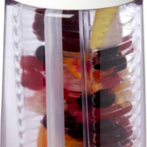 HydroFruit bidon o pojemności 700 ml z wieczkiem zaciskowym i możliwością przyrządzania wody smakowej wykonany wykonany z two 10078401