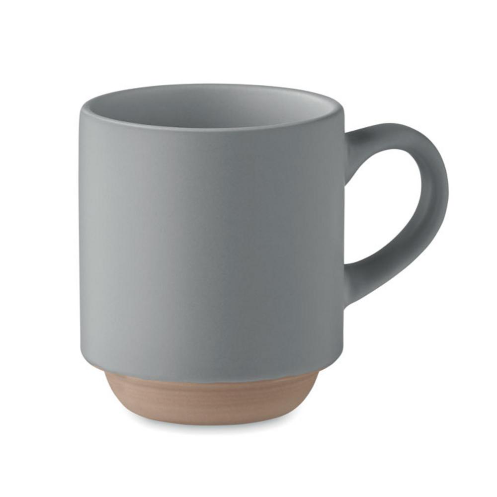 Ceramiczny kubek 170 ml CERACK – szary mo2493-07 Ceramiczny kubek 170 ml CERACK - szary