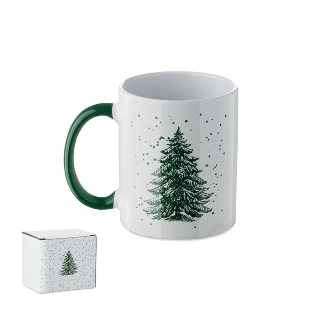 Ceramiczny kubek 300ml FESTIMUG – zielony cx1571-09 Ceramiczny kubek 300ml FESTIMUG - zielony