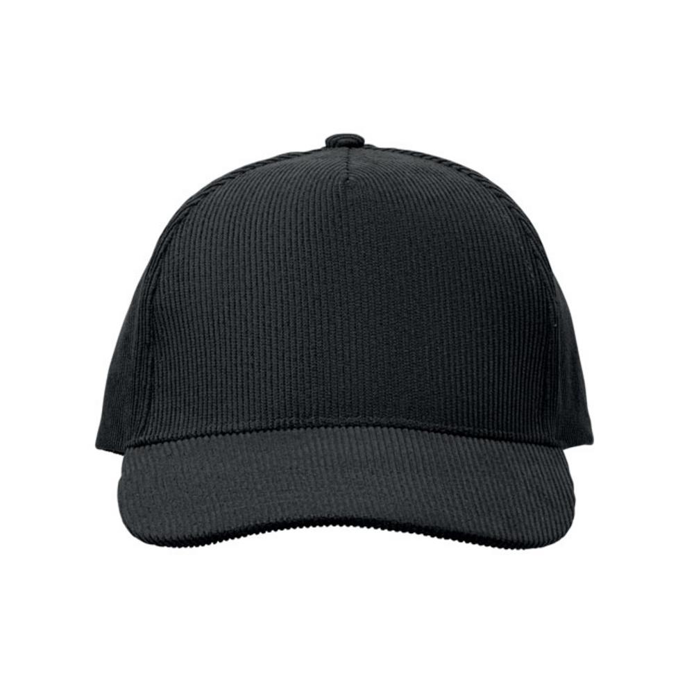 Czapki z logo – sztruksowa czapka z daszkiem wale mo2879-03-top Sztruksowa czapka z daszkiem WALE mo2879-03-top