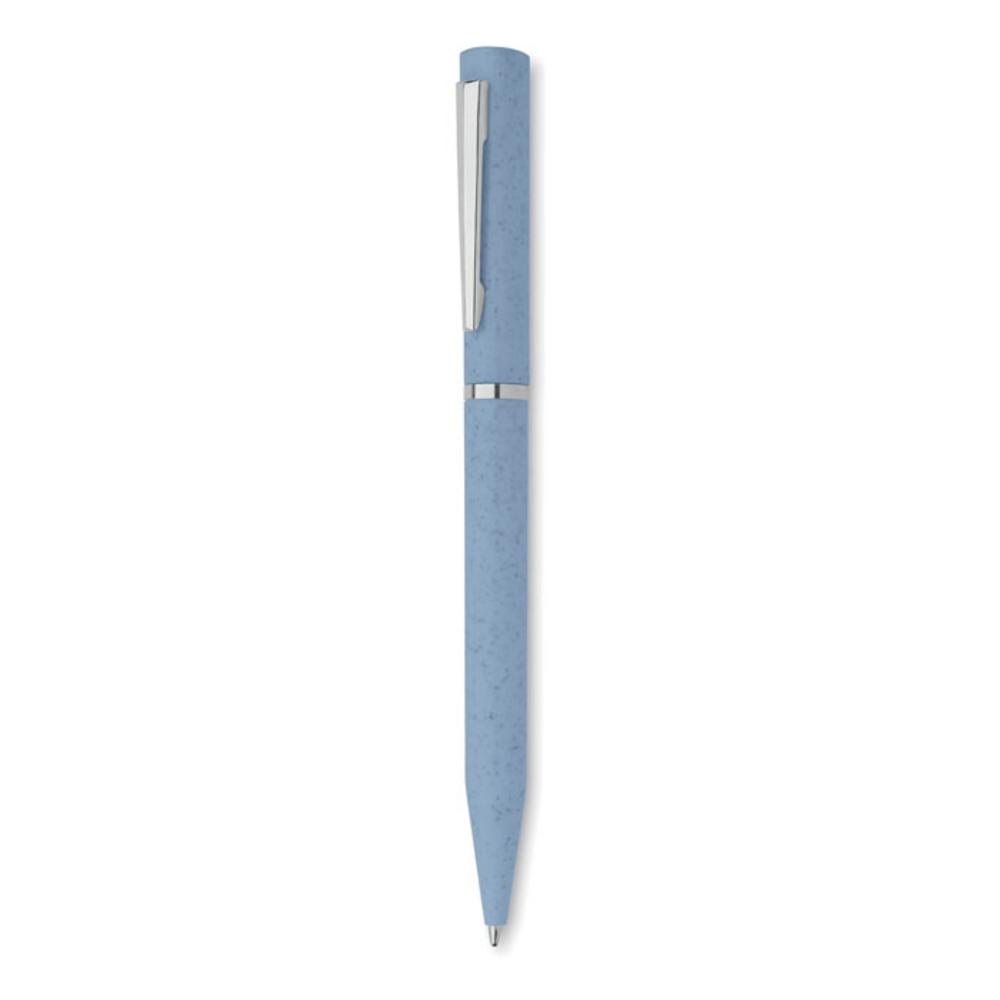 Długopis wykręcany słoma/ABS MAIPEN – błękitny mo2449-66 Długopis wykręcany słoma/ABS MAIPEN - błękitny