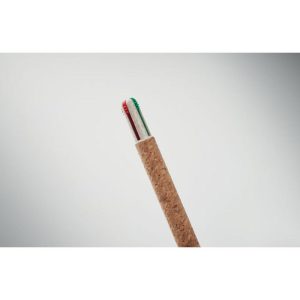 Korkowy długopis z 4-kolorowym ARBOCHO mo2421-13-back