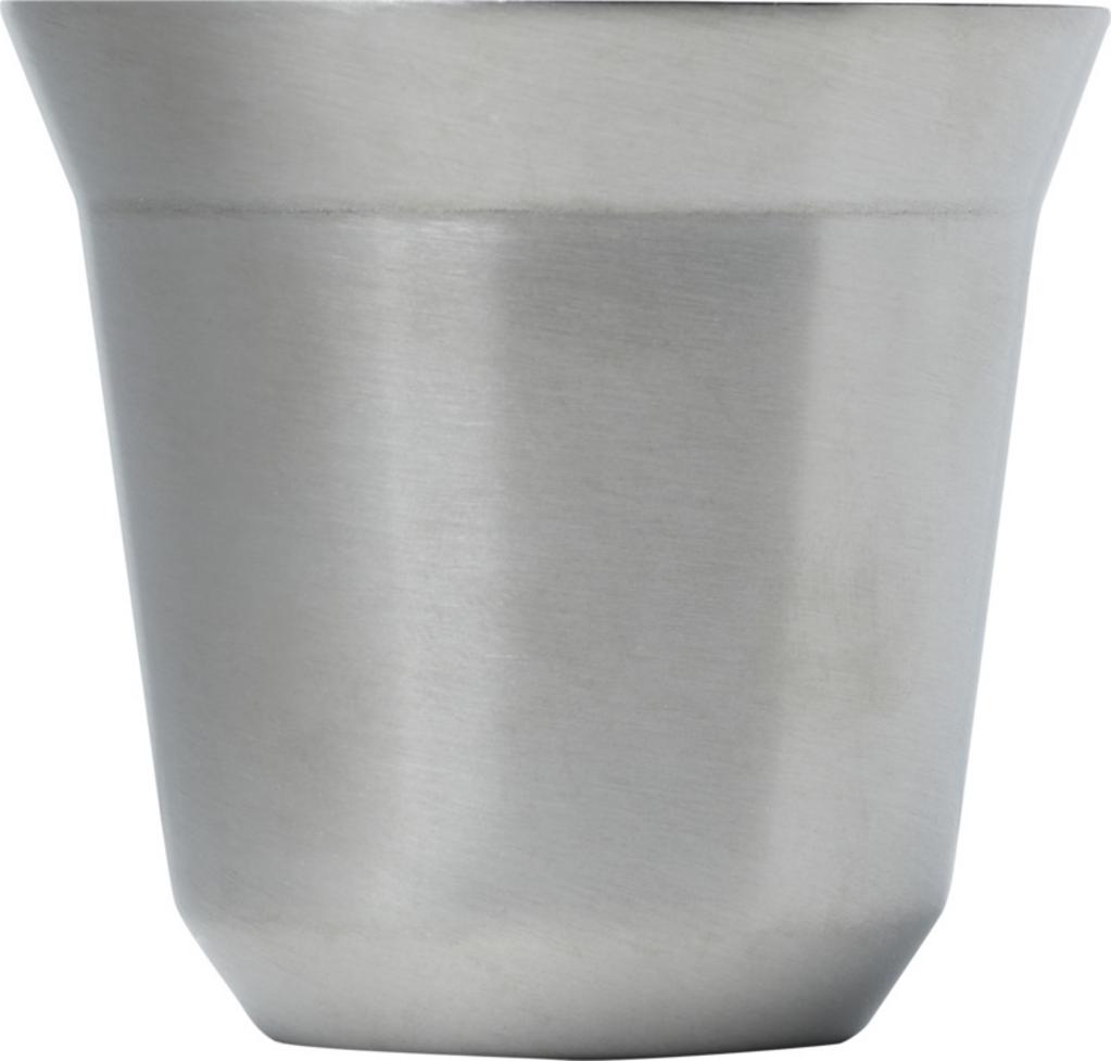 Filiżanki z logo – duo zestaw filiżanek do espresso ze stali nierdzewnej z certyfikatem rcs 80 ml 10080481_f1 Duo zestaw filiżanek do espresso ze stali nierdzewnej z certyfikatem RCS 80 ml 10080481_f1