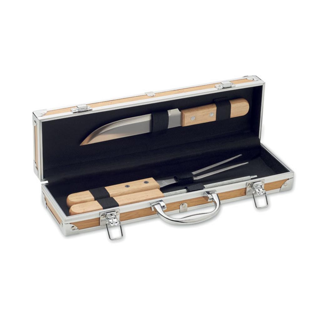 Gadżety do grilla z logo – narzędzia do grilla ze stali ni tooldera mo2471-40 Narzędzia do grilla ze stali ni TOOLDERA mo2471-40