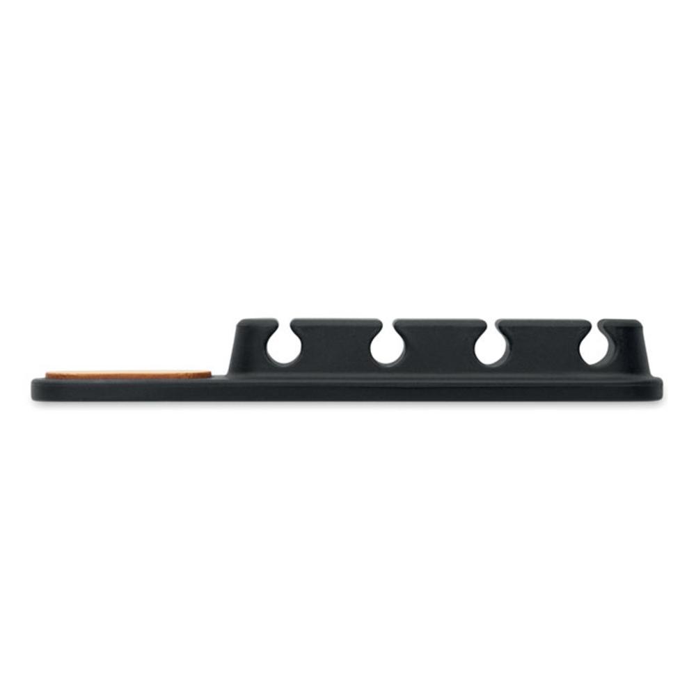 Gadżety do komputera z logo – silikonowy organizer kabli order mo2824-03-back Silikonowy organizer kabli ORDER mo2824-03-back