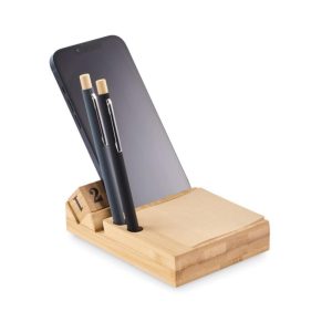 Bambusowy kalendarz biurkowy BOOTOP mo2250-40-top