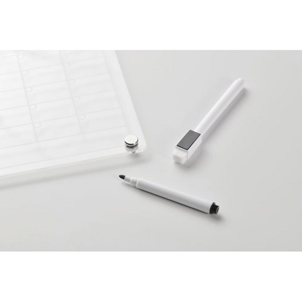 Gadżety na biurko z logo – magnetyczny planer akrylowy planit mo2886-22-ambiant Magnetyczny planer akrylowy PLANIT mo2886-22-ambiant