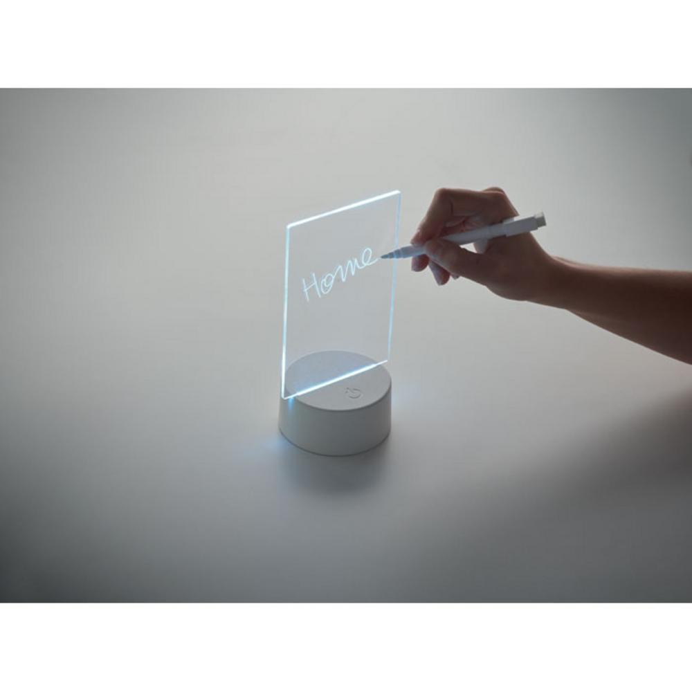 Gadżety na biurko z logo – podświetlana tablica led ledmemo mo2919-06-detail Podświetlana tablica LED LEDMEMO mo2919-06-detail