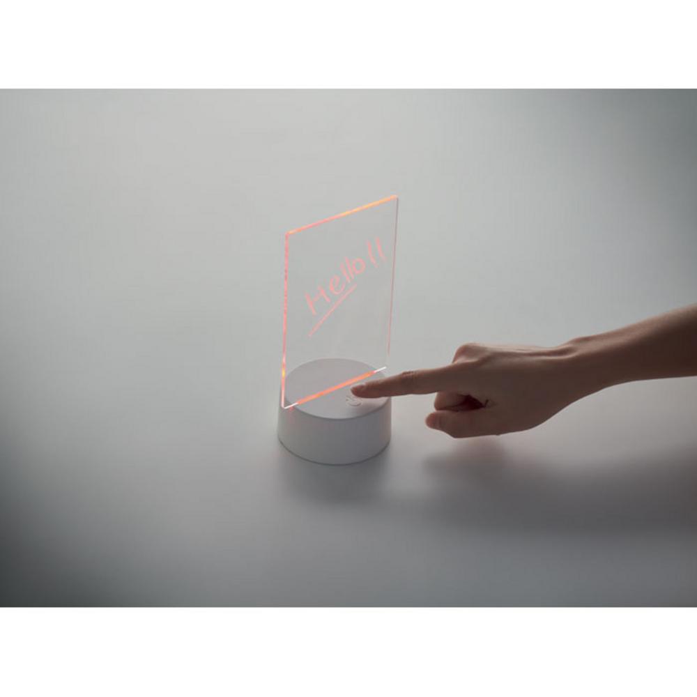 Gadżety na biurko z logo – podświetlana tablica led ledmemo mo2919-06-picture1 Podświetlana tablica LED LEDMEMO mo2919-06-picture1