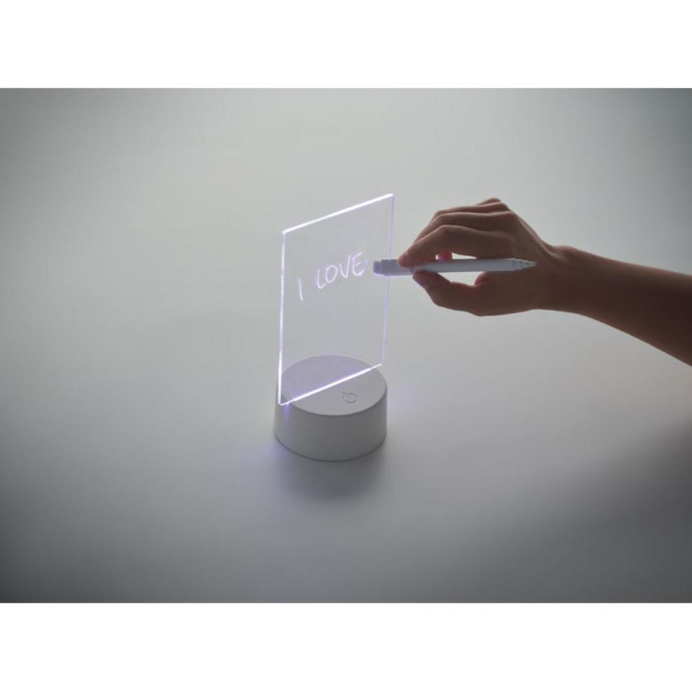 Gadżety na biurko z logo – podświetlana tablica led ledmemo mo2919-06-picture7 Podświetlana tablica LED LEDMEMO mo2919-06-picture7