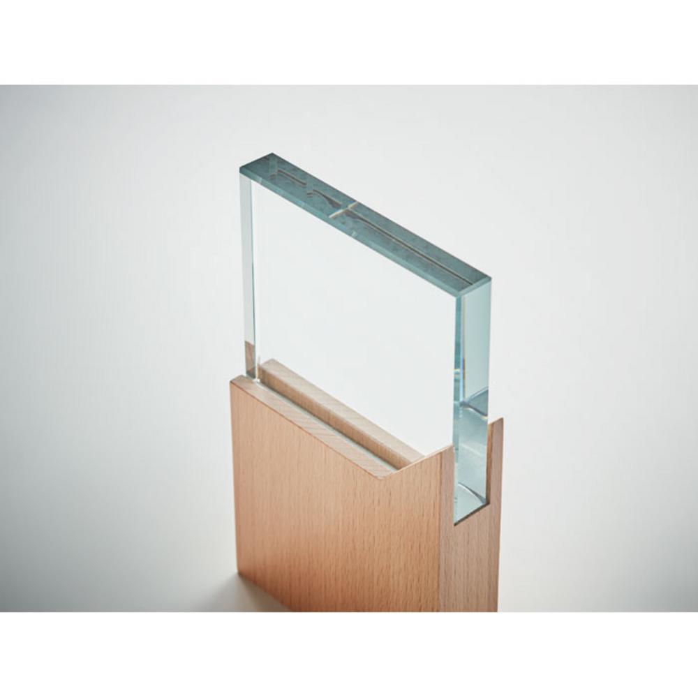 Gadżety na biurko z logo – tabliczka na nagrodę zeal mo6585-40-detail Tabliczka na nagrodę ZEAL mo6585-40-detail