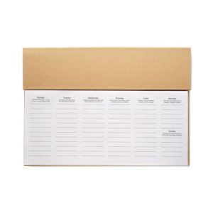Tygodniowy planer biurkowy MEMWEEK mo2289-13-side