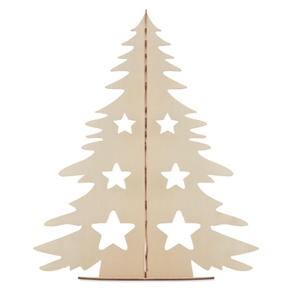 Gadżety świąteczne z logo – drewniana choinka diy tree and paint cx1493-40-back Drewniana choinka DIY TREE AND PAINT cx1493-40-back