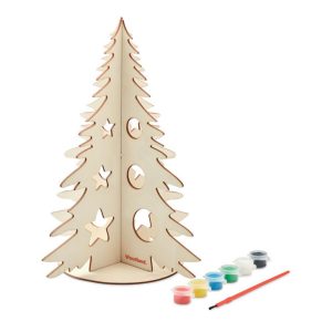 Drewniana choinka DIY TREE AND PAINT cx1493-40-print