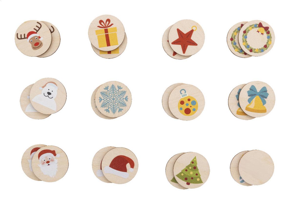 Gadżety świąteczne z logo – junoppi świąteczna gra memory AP716919__C Junoppi Świąteczna gra memory AP716919__C