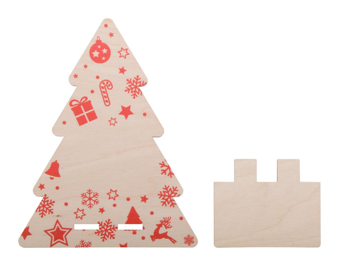 Gadżety świąteczne z logo – vallvik uchwyt na telefon – choinka AP716673-05__D Vallvik uchwyt na telefon - choinka AP716673-05__D