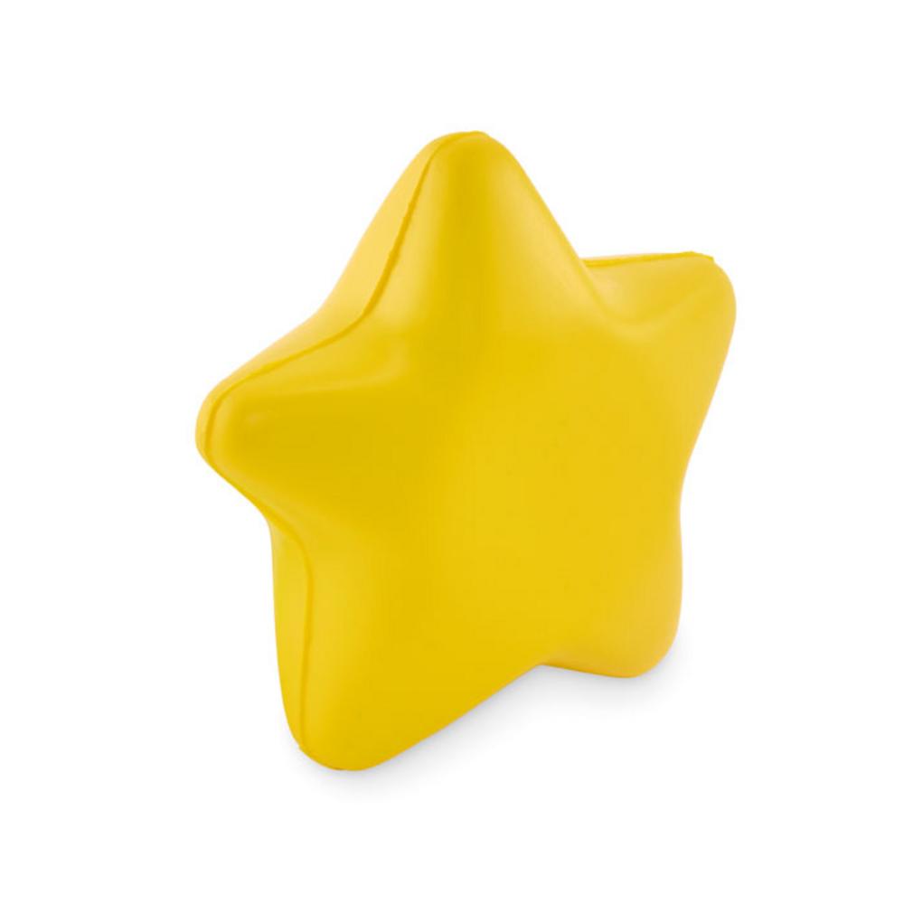 Gwiazda antystresowa PU STARLY – żółta mo2453-08 Gwiazda antystresowa PU STARLY - żółta