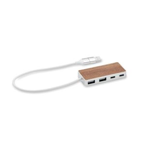 Hub USB 4 porty 27,5 cm UBAH mo2387-40