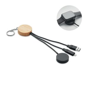 Brelok z kablem 4 w 1 60W BULE mo2451-03