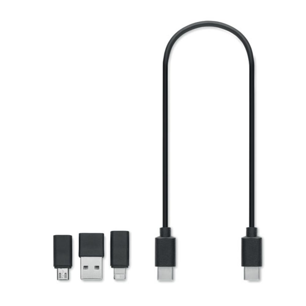 Kable usb z logo – zestaw kabli 3 w 1 versa mo2150-40-back Zestaw kabli 3 w 1 VERSA mo2150-40-back