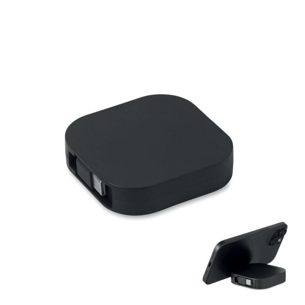 Kable usb z logo – zwijany kabel ładujący 100 w linea 100 mo2924-03 zwijany kabel ładujący 100 W LINEA 100 mo2924-03