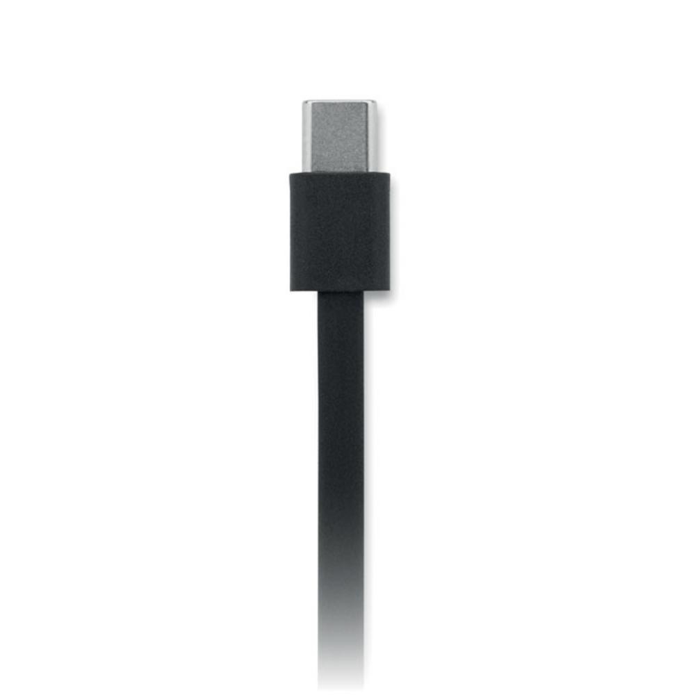 Kable usb z logo – zwijany kabel ładujący 100 w linea 100 mo2924-03-picture2 zwijany kabel ładujący 100 W LINEA 100 mo2924-03-picture2