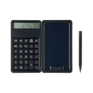 Kalkulator z tabletem LCD CLERK - czarny