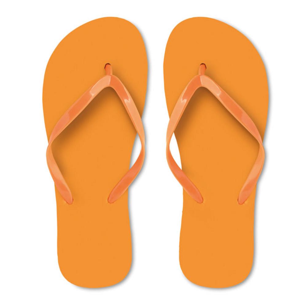 Klapki PE L EXISTING ITEM NO NEED – pomarańczowe mo2588-10 Klapki PE L EXISTING ITEM NO NEED - pomarańczowe