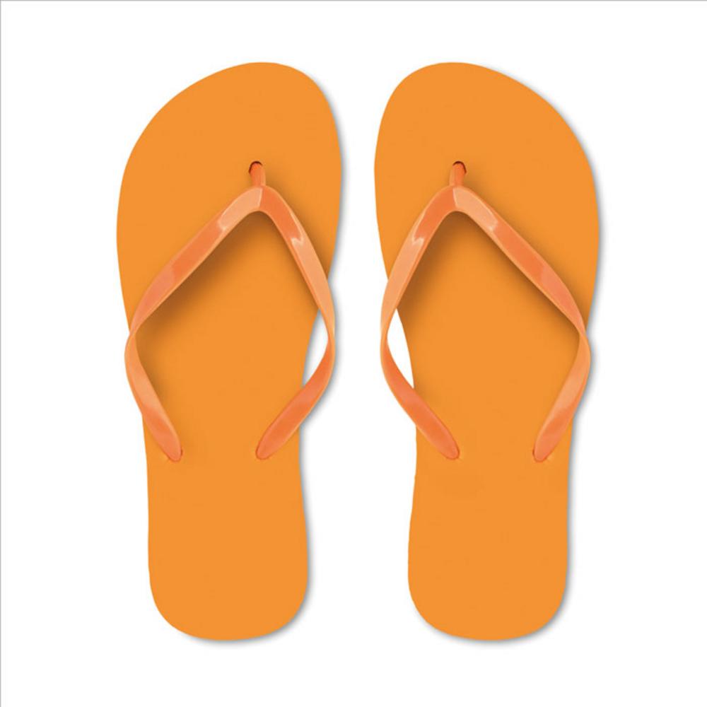 Klapki PE M EXISTING ITEM NO NEED – pomarańczowe mo2587-10 Klapki PE M EXISTING ITEM NO NEED - pomarańczowe