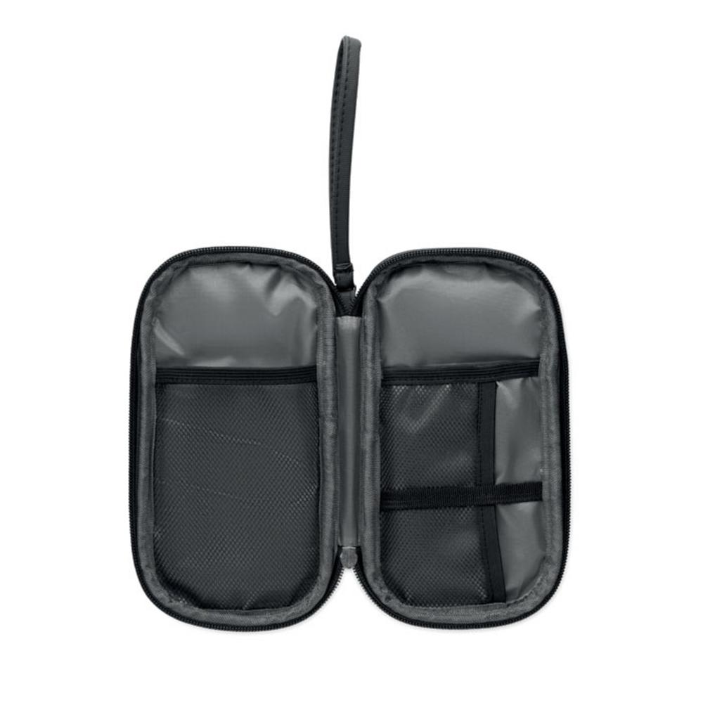 Kosmetyczki z logo – etui na akcesoria 600d rpet allthere mo2859-03-back Etui na akcesoria 600D RPET ALLTHERE mo2859-03-back