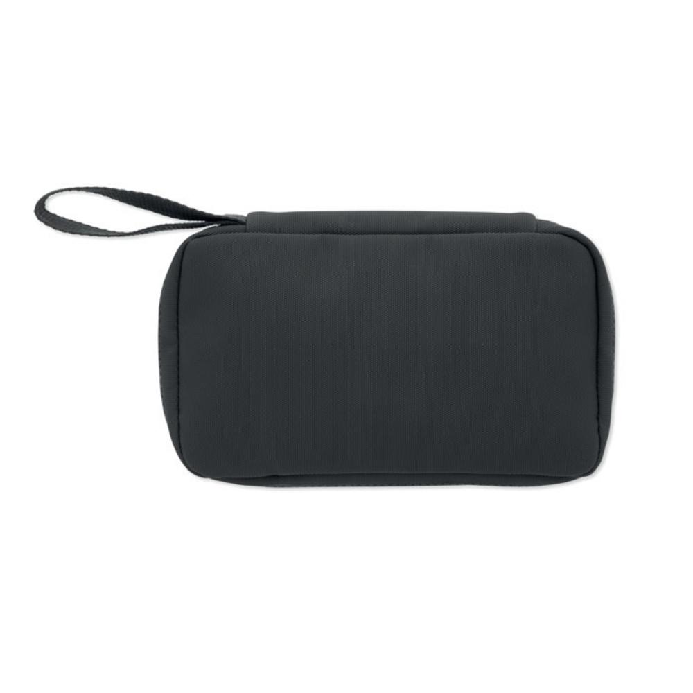 Kosmetyczki z logo – kosmetyczka 600d rpet vanit mo2948-03-side Kosmetyczka 600D RPET VANIT mo2948-03-side