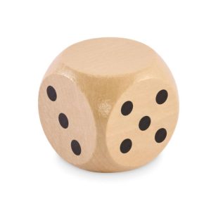 Kostki do gry średnica 5cm DADO - drewniane