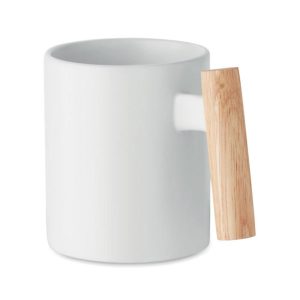 Kubek ceramiczny 320 ml CRENATE - biały
